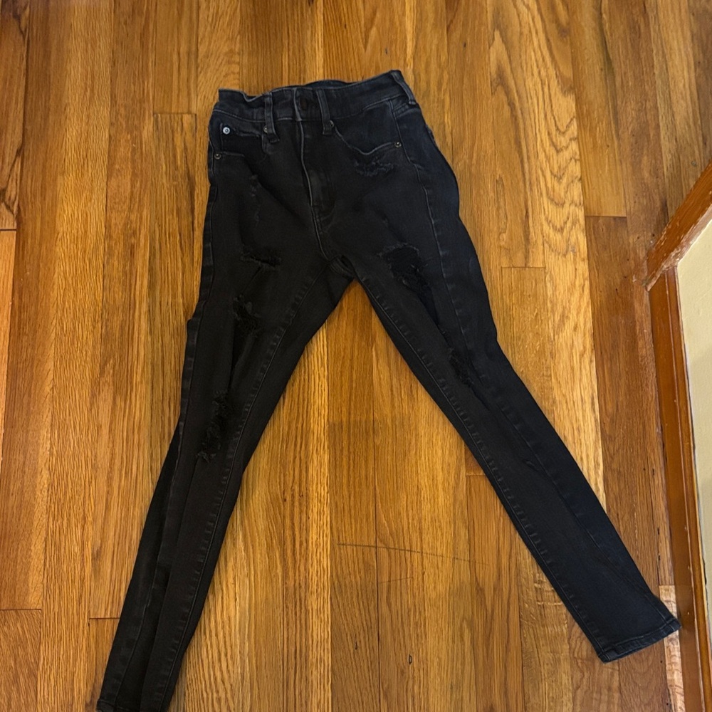 Aeropostale Black Skinny Jeans for Women